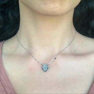 Hamsa necklace- sterling silver